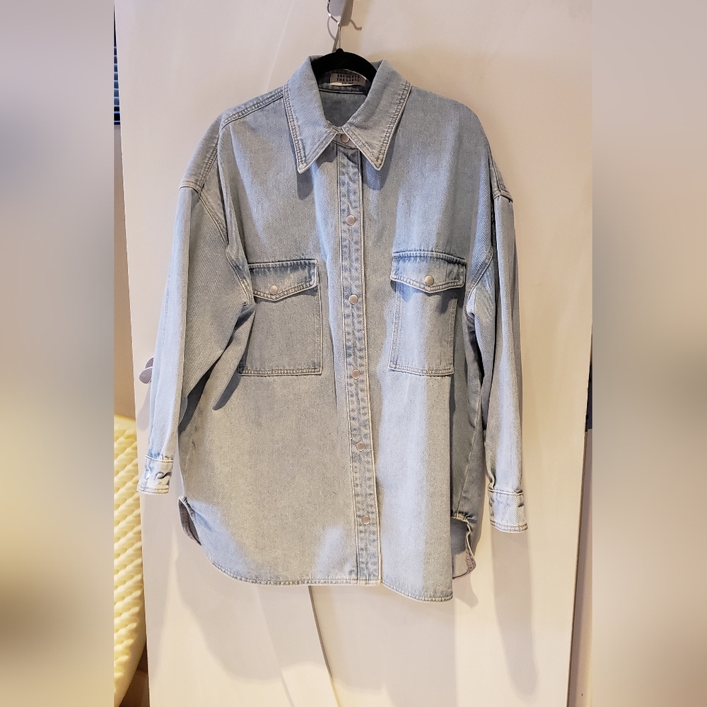 Brunette The Label Long Denim Jacket
